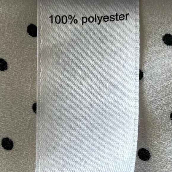 Maurice’s Women's Cream Polka Dot Popover Blouse Size L - Picture 14 of 15